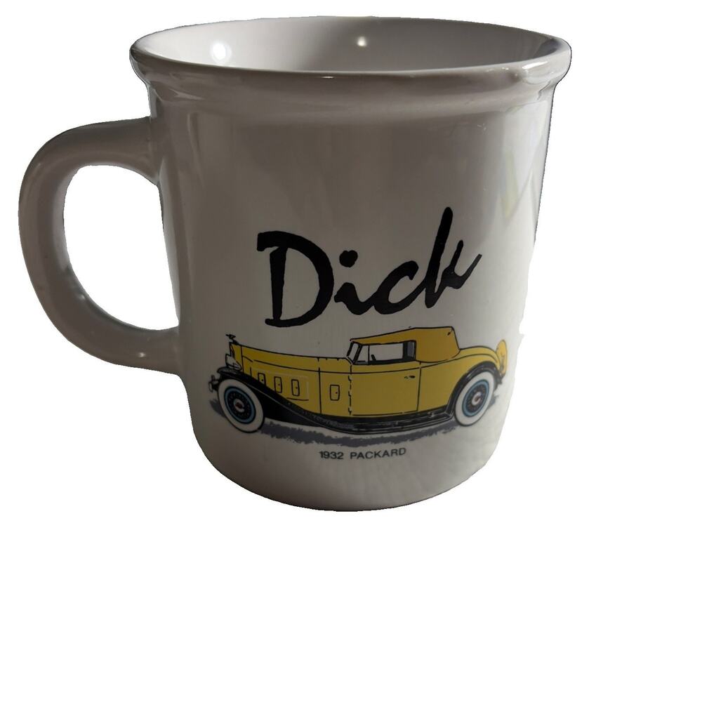 1932 Packard Coffee Cup Vintage 1983 made by Clay In Mind / Collector Item